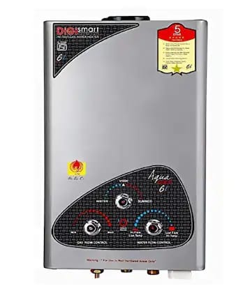 16L Gas Geyser Black