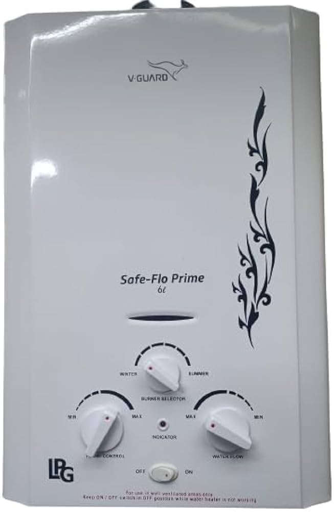 6L Gas Geyser White